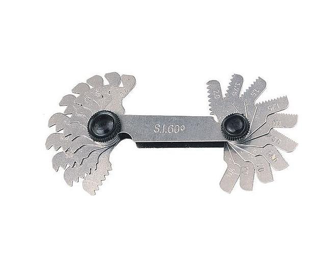 Wzornik zarysu gwintu ARTPOL, 0,40 - 7,0 mm, 48 sztuk