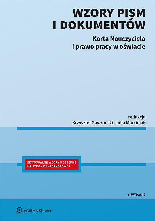 Wzory Pism I Dokumentów. Karta Nauczyciela I Prawo Pracy W Oświacie ...