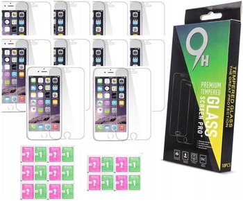 x10 Szkło Hartowane 9H iPhone 6 6s 7 8 Se 2020 BOX - Inny producent