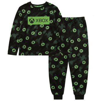 Xbox Chłopięca Piżama Z Długimi Rękawami, Czarna, Zielona 11-12 Lat 152 Cm - sarcia.eu