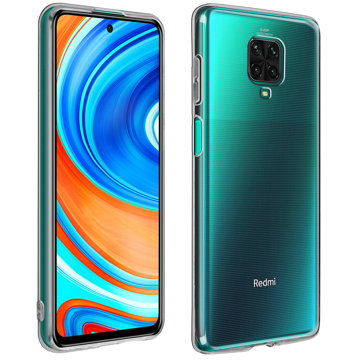 Xiaomi Redmi Note 9S/9 Pro/9 Pro Max Pokrowiec i przezroczysta folia ze ...