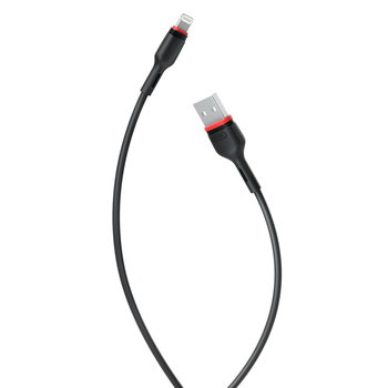 XO Kabel NB-P171 USB - Lightning 1,0 m 2,4A, czarny - XO