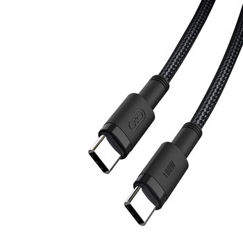 XO Kabel NB-Q199 PD USB-C - USB-C 1,5m 100W, czarny - XO