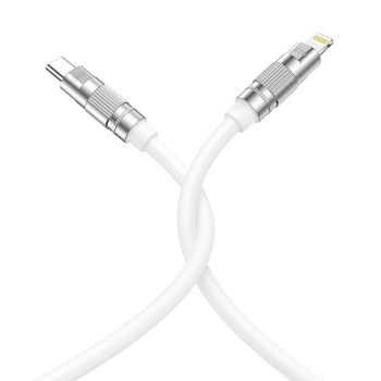 XO Kabel NB-Q228A USB-C - Lightning 1,2m 27W, biały - XO