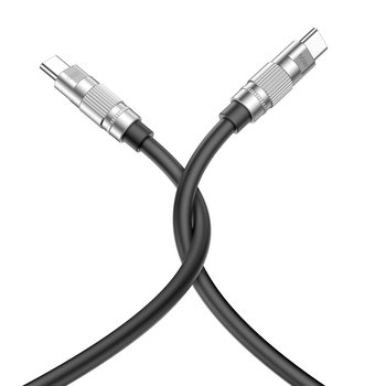 XO Kabel NB-Q228B USB-C - USB-C 1,2m 60W, czarny - XO