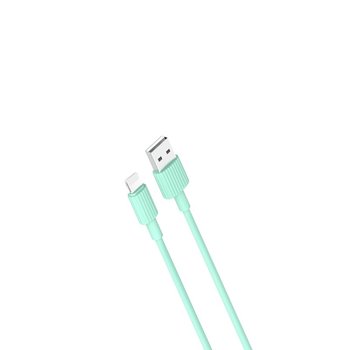 XO Kabel NB156 USB - Lightning 1,0 m 2,4A zielony - XO