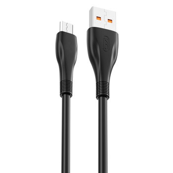 XO, Kabel NB185 USB - microUSB 1,0m 6A, czarny - XO
