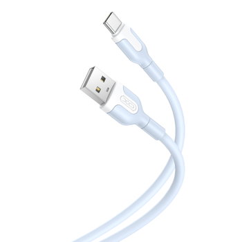 XO Kabel NB212 USB - USB-C 1,0 m 2,1A niebieski - XO