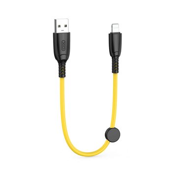 XO kabel NB247 USB - Lightning 0,25 m 6A żółty - XO