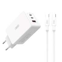 XO Ład Siec Ce13 Pd Qc 3.0 65W Biała + Kabel Usb-C/Usb-C