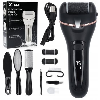 Xtech Elektryczny Pilnik Do Stóp Frezarka Tarka Lcd - XTECH