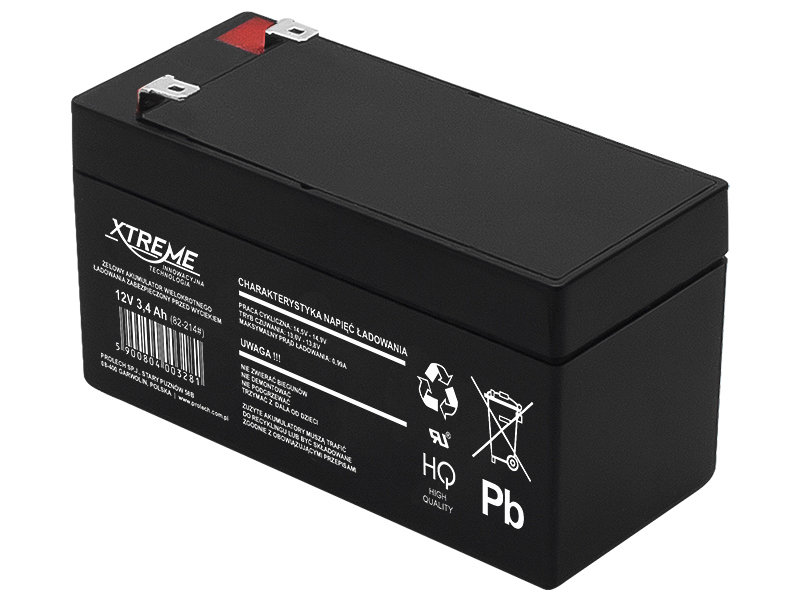 Zdjęcia - Bateria do UPS X-Treme Xtreme, akumulator żelowy 12V 3.4Ah XTREME 