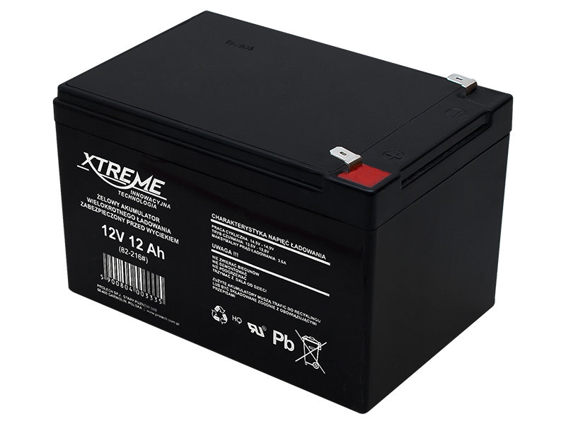 Фото - Батарея для ДБЖ X-Treme Xtreme, akumulator żelowy XTREME 12V 12Ah 