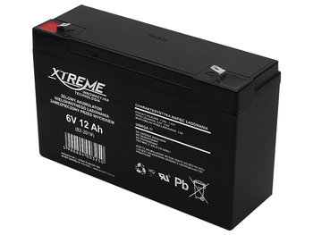 Xtreme, akumulator żelowy XTREME 6V 12Ah - Xtreme