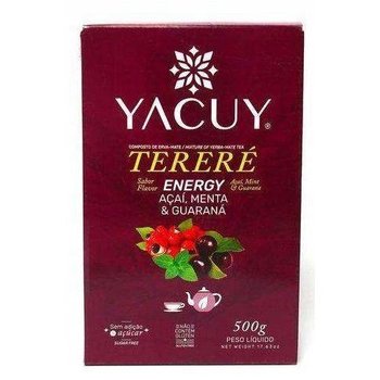 Yacuy Green Yerba Mate Acai Menta Guarana 500 g - Oranżada