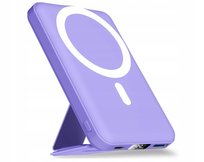 YAGOPAL Power Bank 10000 mAh Magnetyczny powerbank z podstawką JASNY RÓŻ