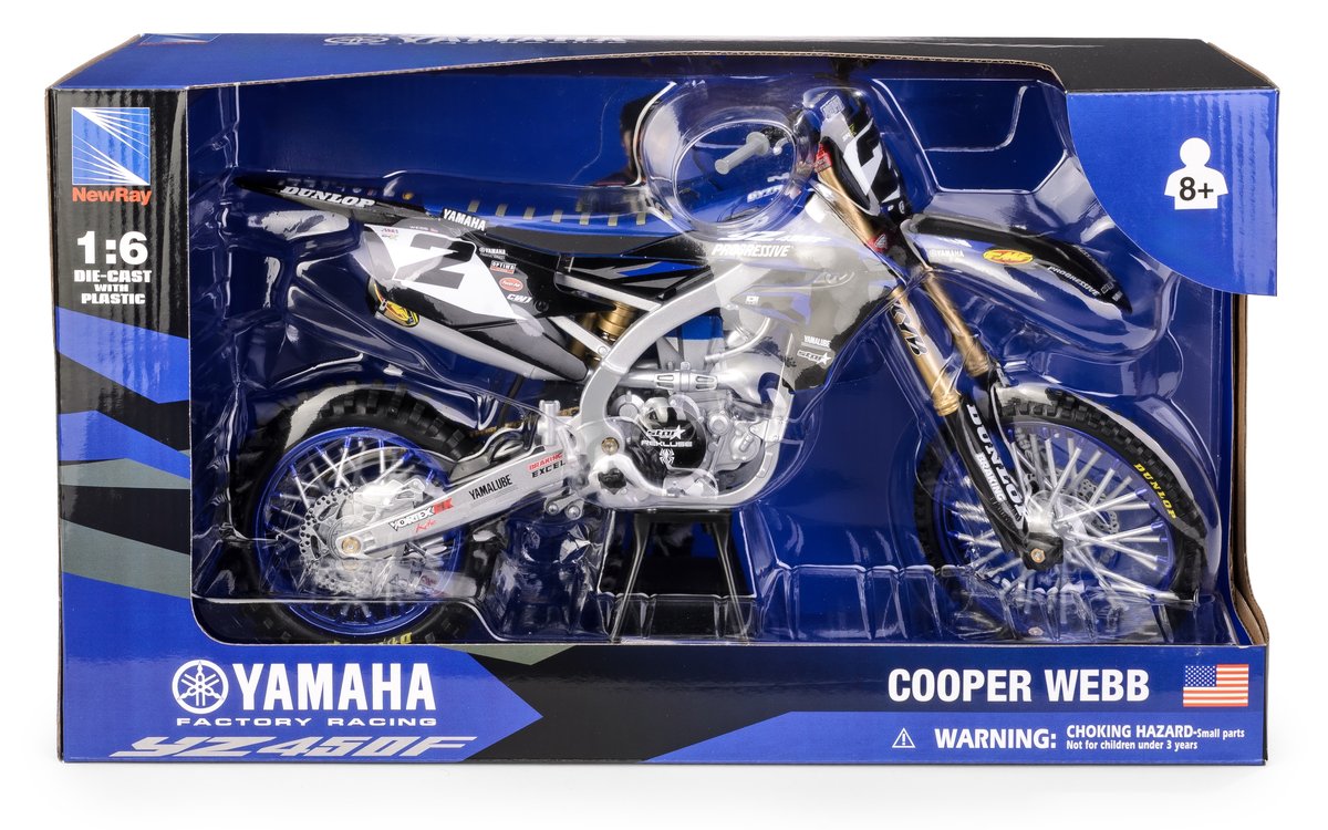 NEW RAY RED BULL KTM 450 SX-F N.2 FACTORY RACING TEAM COOPER WEBB 2019 1:6 EUR 81,91 - FR