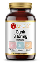 Yango - Cynk 3 Formy - 90 kapsułek Yango