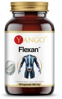Фото - Вітаміни й мінерали Yango Suplement diety,  Flexan 60 K. Regeneruje Stawy I Chrząstki 