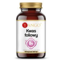 Yango, Kwas foliowy (witamina B9) suplement diety 90 kapsułek