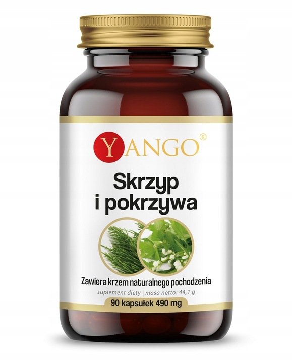 Фото - Вітаміни й мінерали Yango , Skrzyp i Pokrzywa, Suplement diety, 90 kaps. 