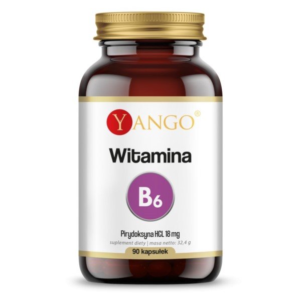 Фото - Вітаміни й мінерали Kaps Optik Suplement diety, Yango Witamina B6 90 k. na stres 