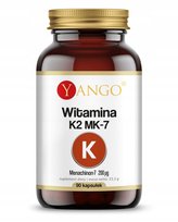 Yango, Witamina K2 MK-7 200 µg, Suplement diety, 90 kaps. Yango
