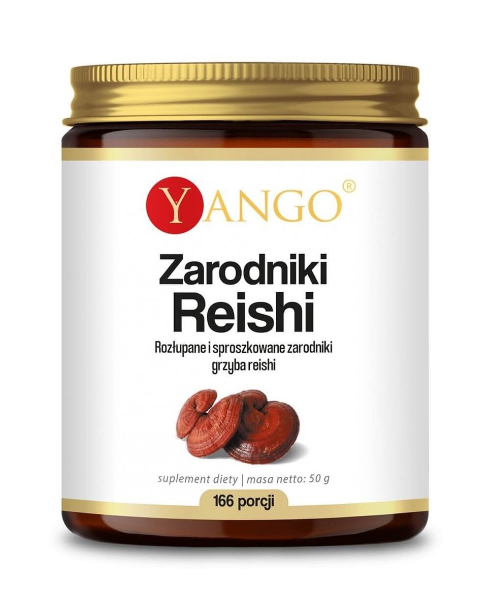Фото - Вітаміни й мінерали Yango , Zarodniki Reishi, 50 G 