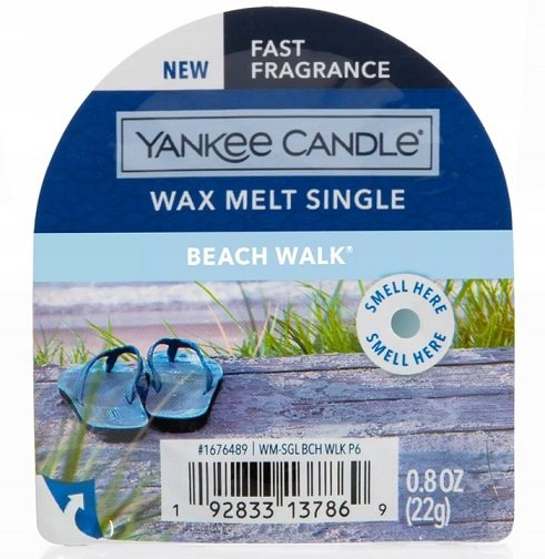 Фото - Освіжувач повітря Yankee Candle Classic Wax Beach Walk 22g 