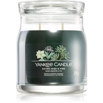 Yankee Candle Silver Sage & Pine Świeczka Zapachowa Signature 368 G
