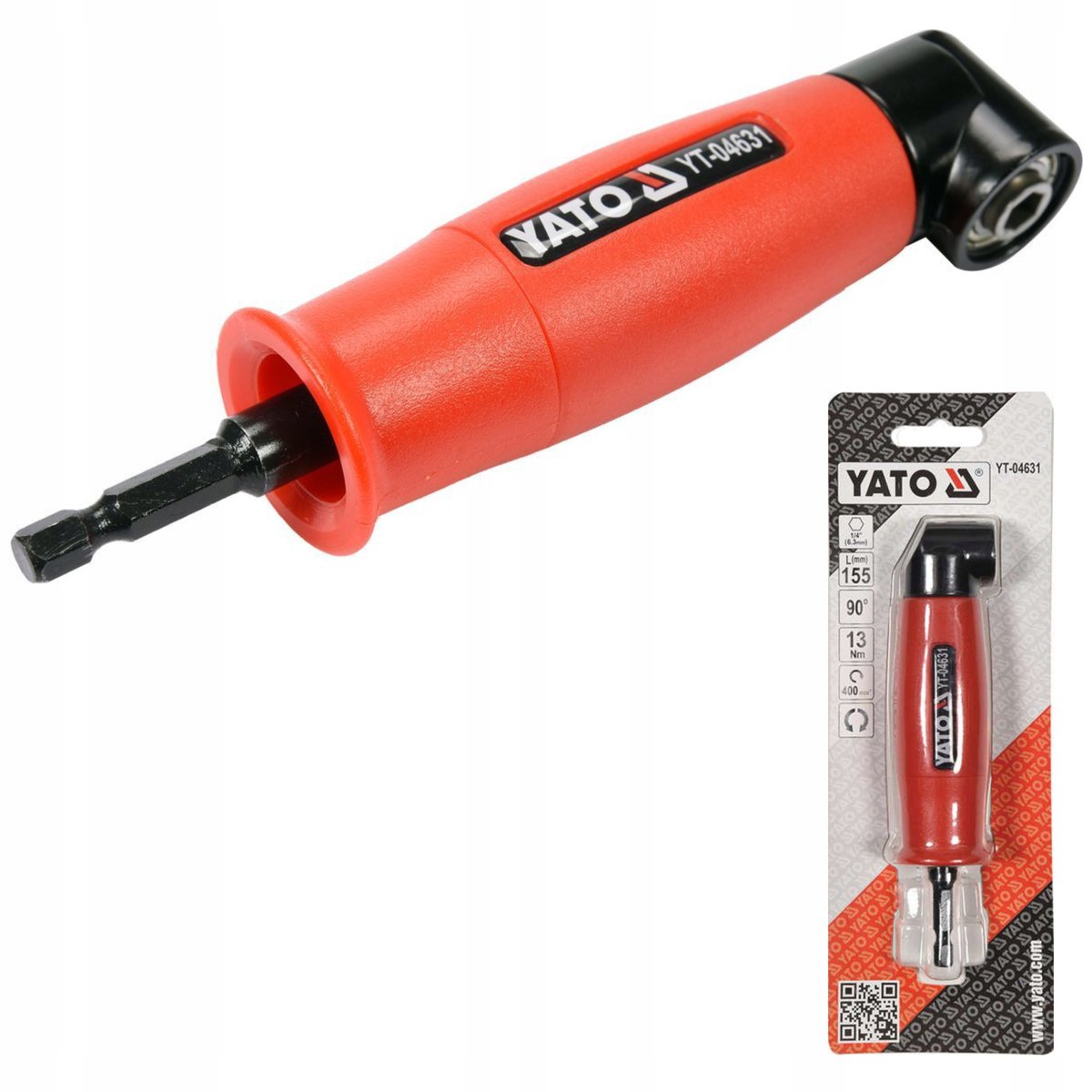 YATO ADAPTER KĄTOWY 155mm 1/4'