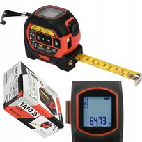 YATO DALMIERZ LASEROWY 40m Z MIARĄ ZWIJANĄ 5m