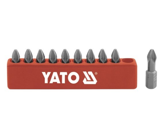 YATO KOMPLET BITÓW 10 szt. PH 0 x 25mm 0473