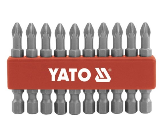 YATO KOMPLET BITÓW 10 szt. PH 2 x 50mm 0478