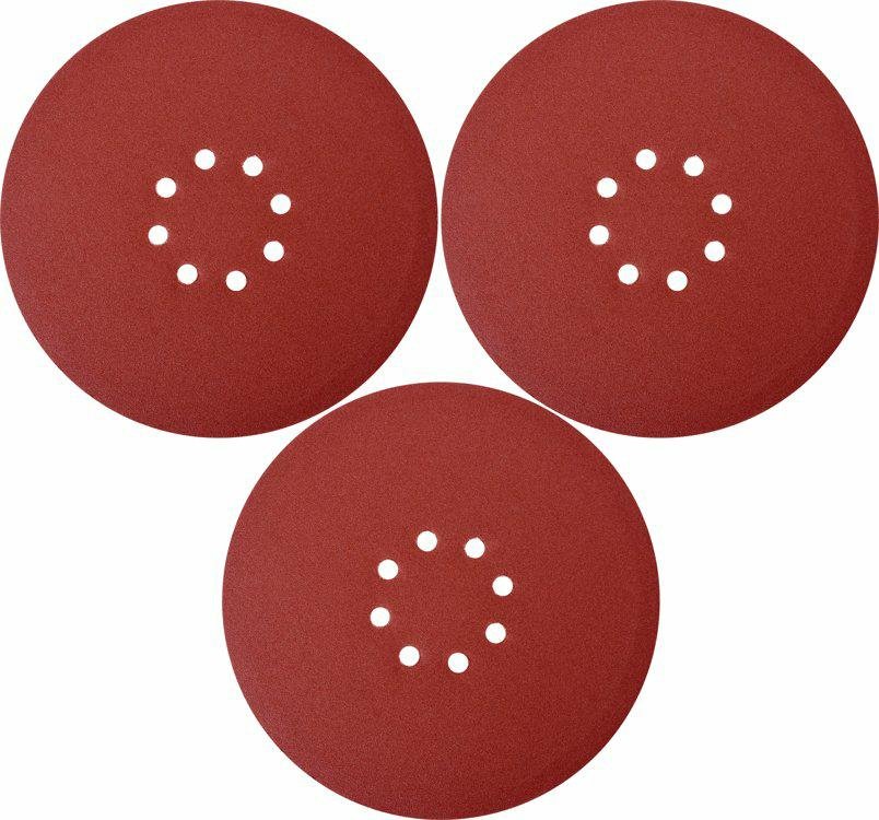YATO KRĄŻEK ŚCIERNY SAMOPRZYCZEPNY 225mm gr.240 8-OTWORÓW /3szt.