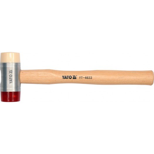 YATO MŁOTEK BLACHARSKI PU-NYLON 60mm, TRZONEK HIKOROWY 4634
