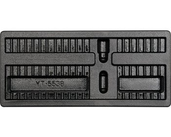 YATO WKŁADKA DO SZUFLADY NA ZESTAW KOŃCÓWEK 40 elem.  55381 - YATO