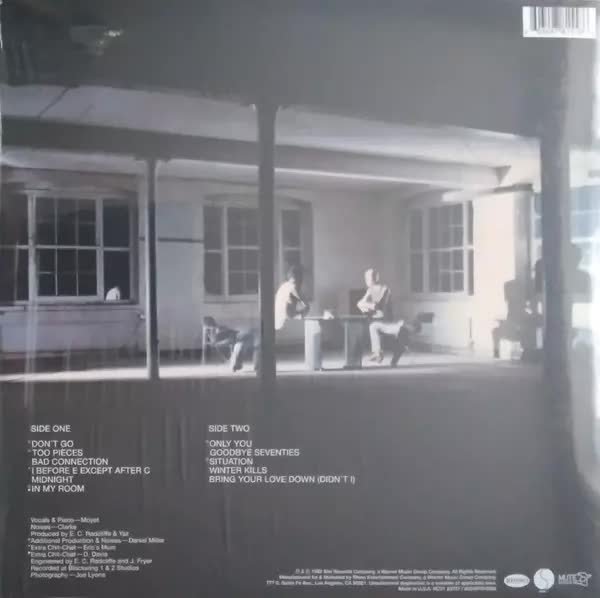 Yazoo Upstairs At Eric's Coloured Clear Crystal Vinyl Limited Edition