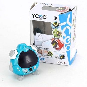 YCOO Robot interaktywny figurka Quizzie gra blue - Silverlit
