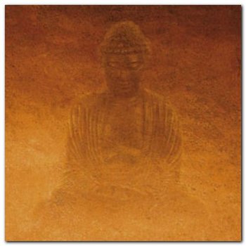 Yellow Buddha plakat obraz 50x50cm - Wizard+Genius