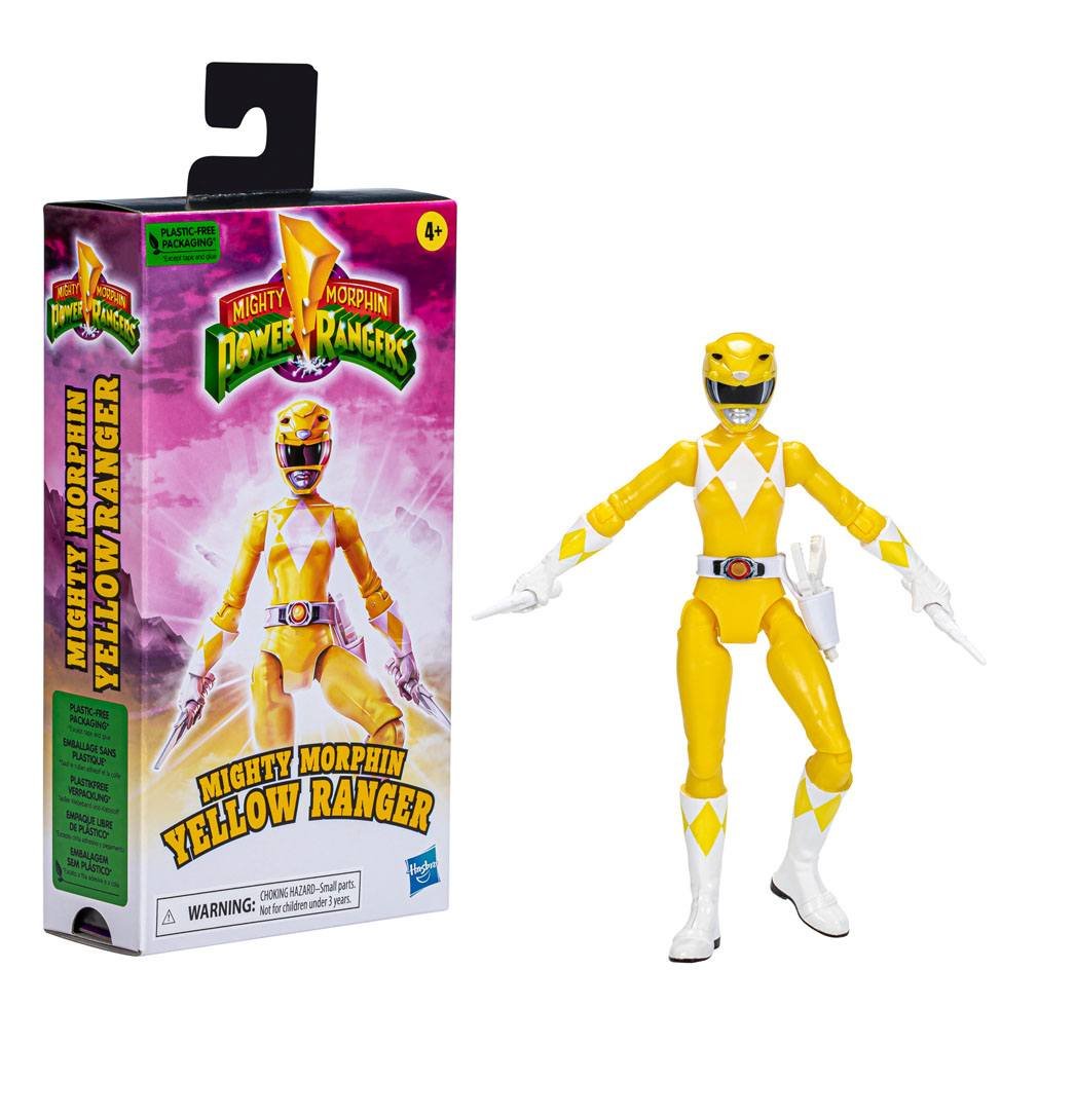 Zdjęcia - Figurka / zabawka transformująca Hasbro Yellow Ranger Mighty Morphin Figurka 15 Cm Power Rangers 