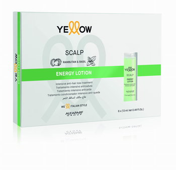 Yellow Scalp Energy, Ampułka Przeciw Wypadaniu Włosów, 6x13ml - Alfaparf