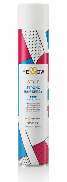 Empik Yellow Style Extra Strong Hairspray, Lakier Utrwalający Bardzo Mocny, 500ml