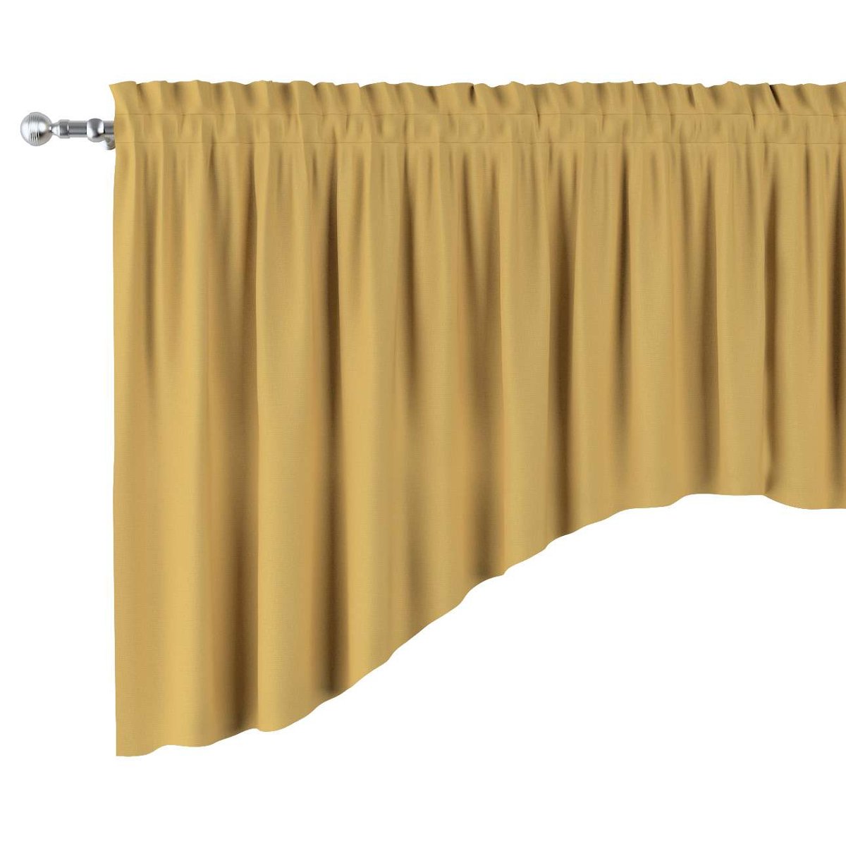 Yellow Tipi, CottonStory, lamberkin łuk, grzywka, Zgaszony Żółty, 150×