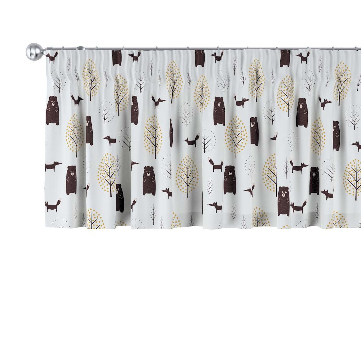 Yellow Tipi, MagicCollection, lamberkin na taśmie marszczącej, 130×40cm