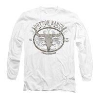 Yellowstone T-Shirt Unisex Dla Dorosłych Dutton Ranch (M / Ciepły Biały)
