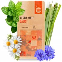 YERBA MATE Green Touch Mate Oasis 500 g mięta trawa cytrynowa skórka róży