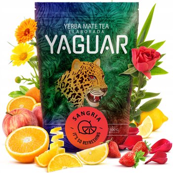 Yerba Mate Yaguar Sangria owocowy poncz 0,5kg 500g - Yaguar