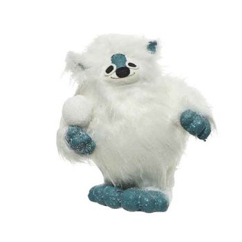 Yeti Śnieżny Biały Potwór Z Kulą Śniegu Figurka - ABC