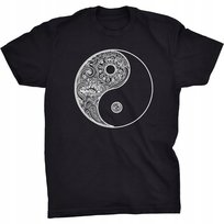 Yin Yang Mandala Koszulka Równowaga Medytacja